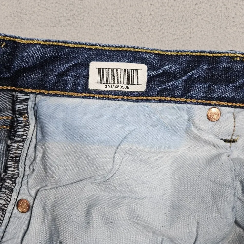 Levi's 501 Jeans Mens‎ 34x33 Original Fit Button Fly Med Wash Distressing Faded